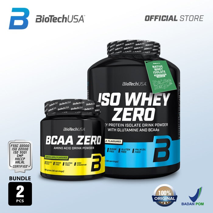 Bundle - ISOWHEY ZERO LACTOSE 2270Gr + BCAA ZERO 360Gr - Vanila