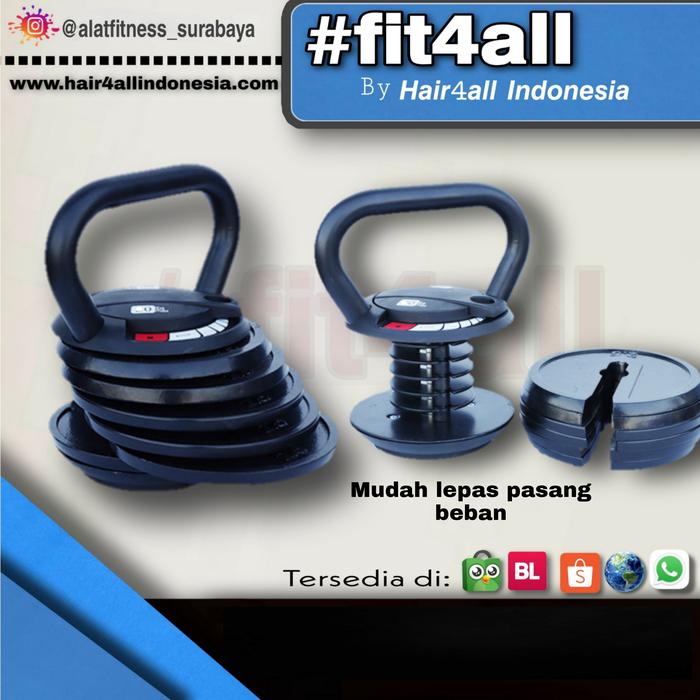 F214 kettlebell 40 LBS PROFLEX BOWFLEX ADJUSTABLE kettle bell