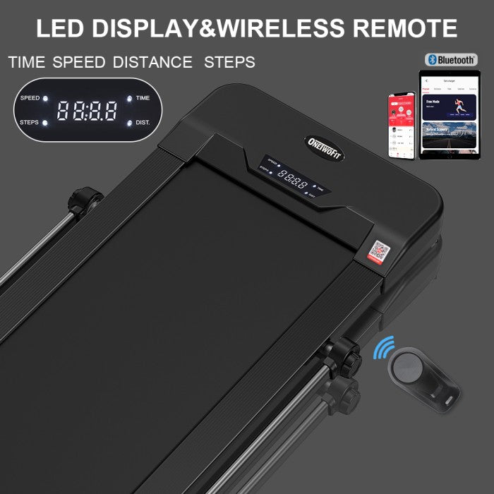OneTwoFit Treadmill Elektrik Walking Pad Portable Treadmill Listrik