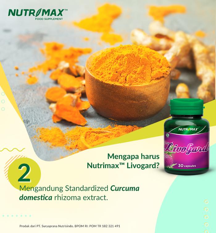 Nutrimax Livogard 30 Kapsul Membantu Memelihara Kesehatan Fungsi Hati