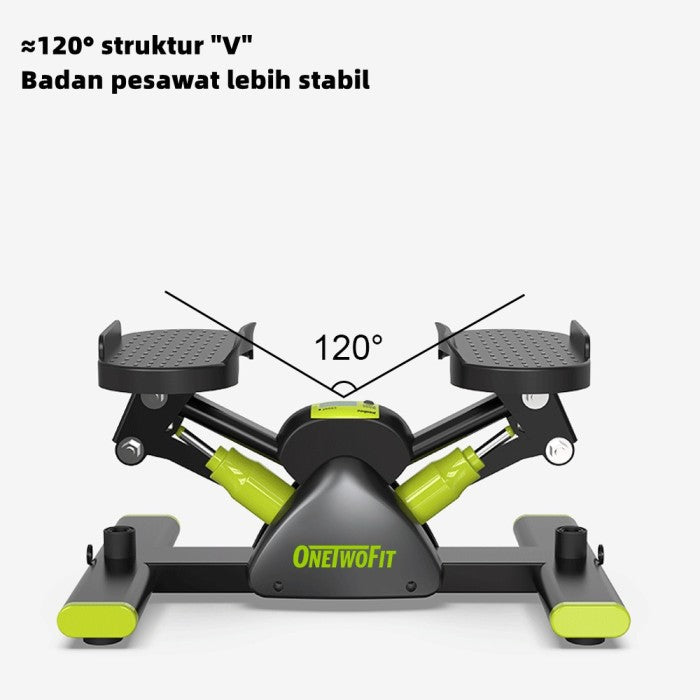OneTwoFit Mini Stepper V-shape Air Climber Steper Walker Glider Steper