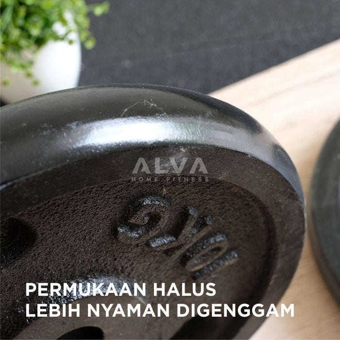 [3CM] Plat Beban Weight Plate Dumbell Dumbel - 10 kg