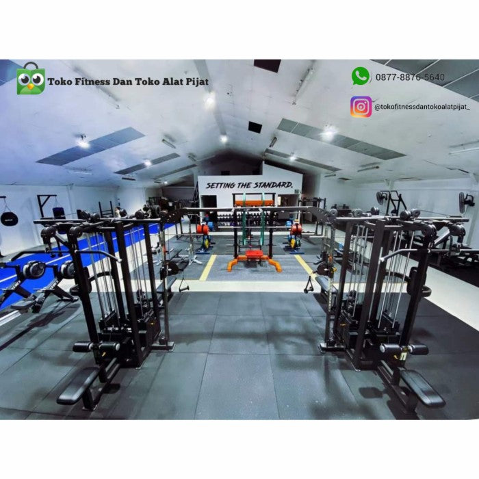 AnyFit PE409 8-STACK STATION / MASHINE CABLLE JUNGGLE / PREMIUM CLASS - Pembayaran Ke2