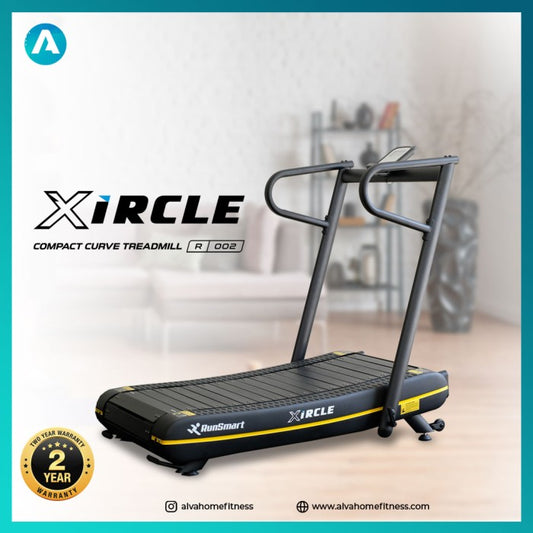 Curve Treadmill Xircle R-002 tanpa listrik / manual