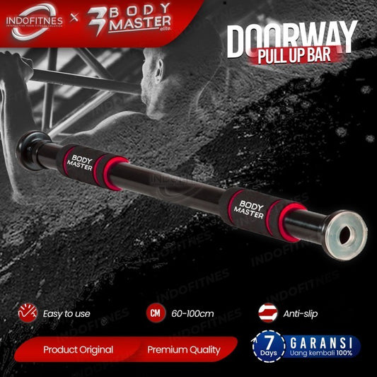 BODYMASTER Door Chin Up - Pull Up Bar Pintu Gym Fitness