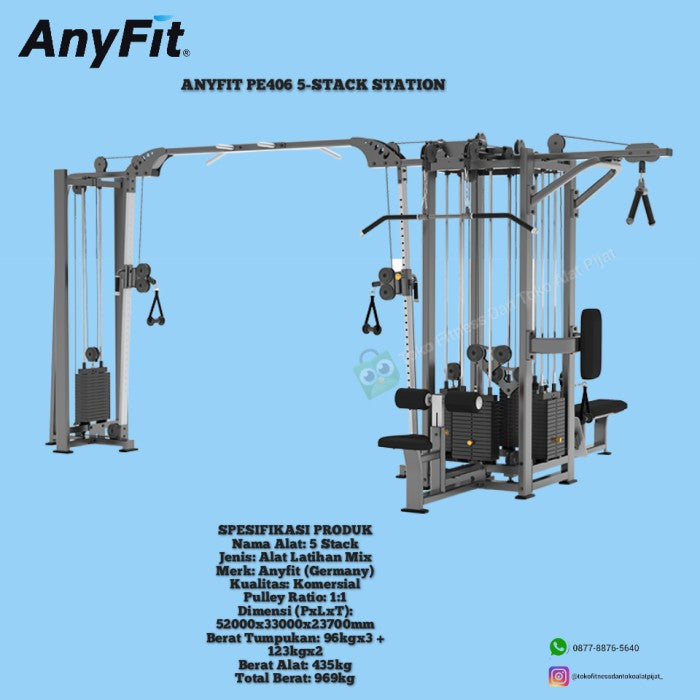 AnyFit PE406 5-STACK STATION - Pembayaran 1