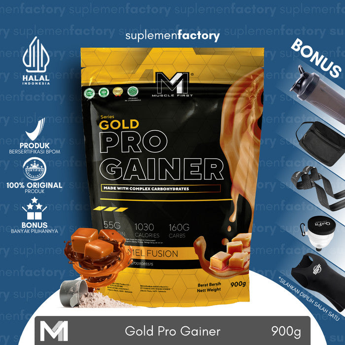 M1 Gold Pro Gainer 2lbs Muscle First Weight Gainer M1 Pro Gainer - Caramel