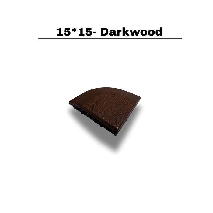 XMASTER Lantai Karet Gym Coklat - Peredam Suara & Anti Bau | Solid EPDM & SDR Granules | Tahan Benturan & Aus | Alas Karet Fitness untuk Home Gym & Studio - 100x100 Dark Wood