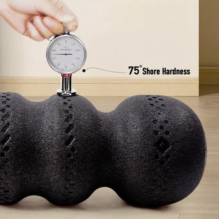 : XMASTER Foam Roller High Hardness Yoga Massage Otot Fitness Gym Recovery Pilates Peregangan Pemulihan Pijat otot - Grey-Hardness75