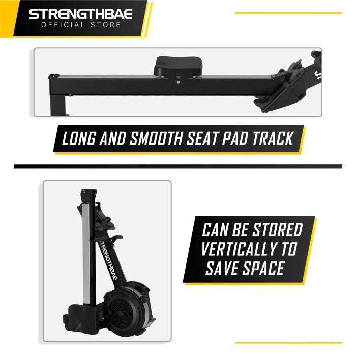 Air Rower STRENGTHBAE Crossfit Commercial Grade Rowing Machine Cardio