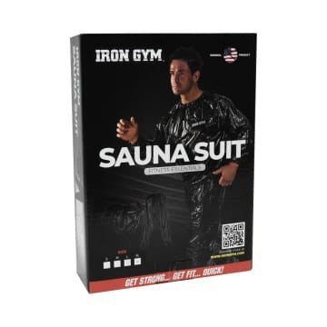 Baju Sauna Iron Gym Pakaian Sauna Ukuran M - Hitam