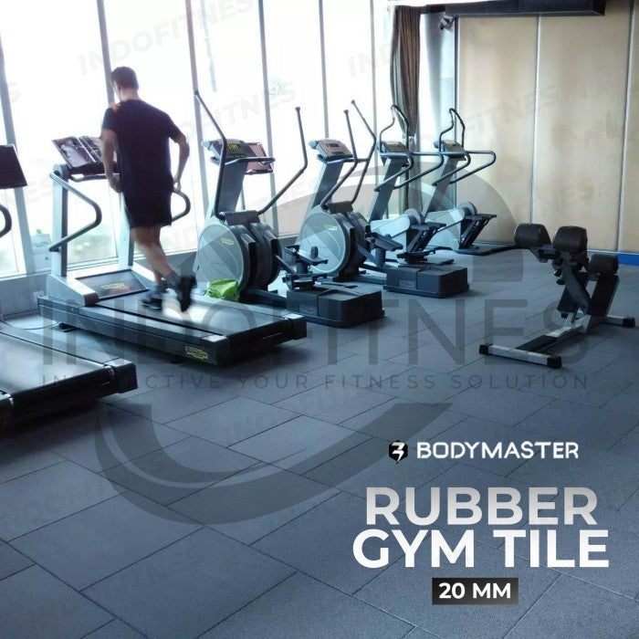 BODYMASTER Gym Floor Puzzle Matras Lantai Fitness Gym Mat Rubber Karet - Polos, BELUM ONGKIR