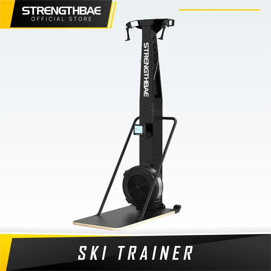 Ski Trainer STRENGTHBAE Crossfit Commercial Grade Ski Machine Air Bike