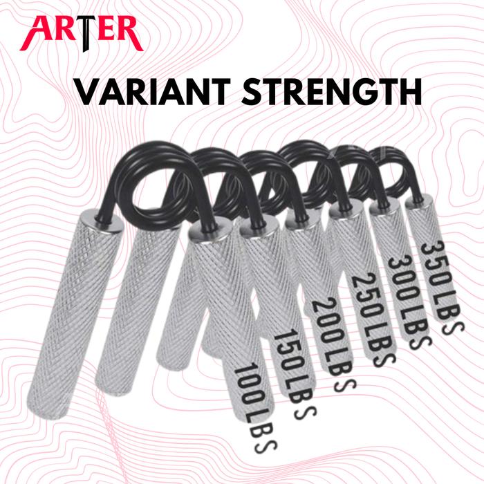 ARTER Hand Grip Besi Handgrip Aluminium FULL STEEL Alat Penguat Tangan - 100lbs