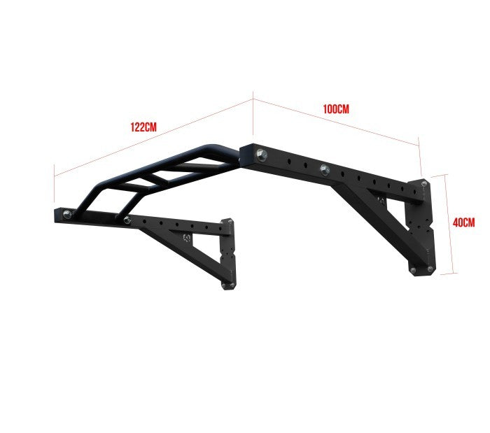 Movestorm Wallmounted Pull-up Grid Bar - black