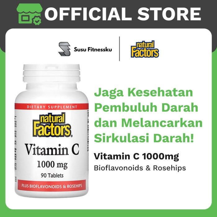 Natural Factors Vitamin C Buffered 1000 Mg 60 Capsul