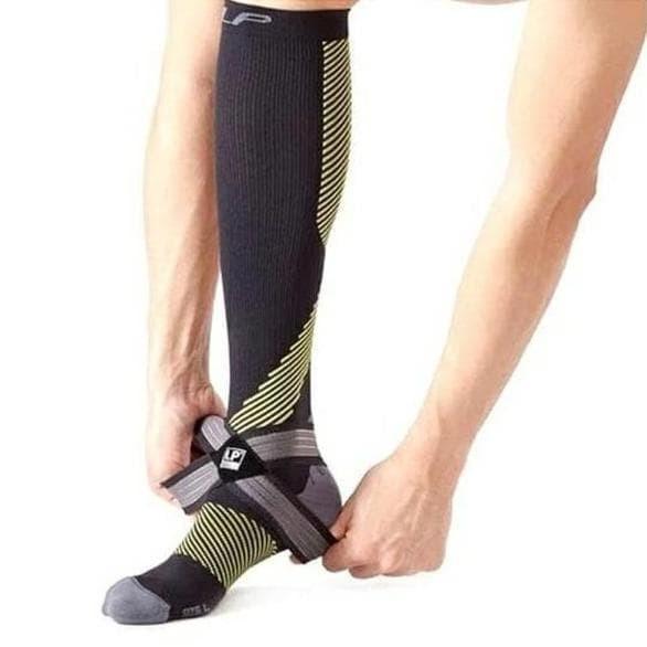 LP SUPPORT ANKLE COMP. SOCK LONG BK/GY LP-204Z - S