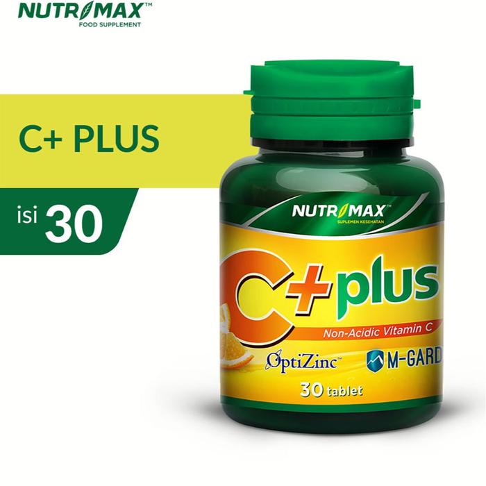 Nutrimax C+ Plus - Vitamin Vit C Imunitas Daya Tahan Tubuh - 30 Tablet