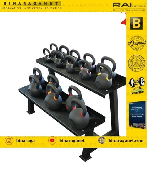 SportMall Iron Bull Kettlebell Rack