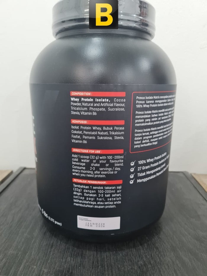 Provus Isolate Matrix 5 LB (100% Whey Protein Isolate) Whey Protein