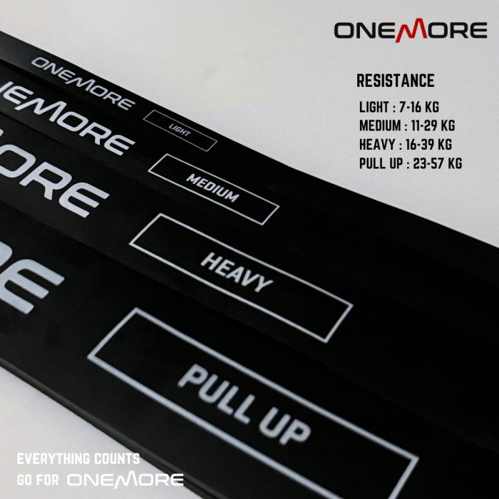 ONE MORE Premium Latex Power Resistance Pull Up Band - LIGHT
