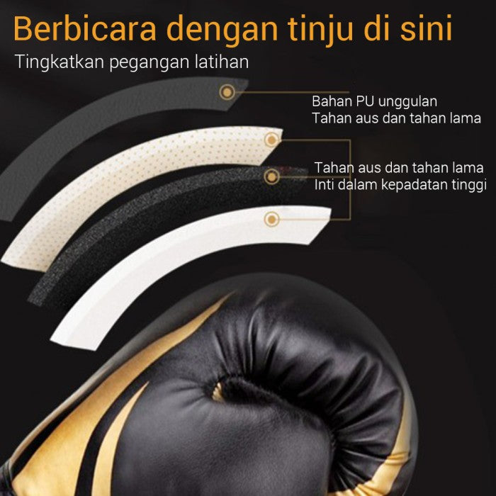 OneTwoFit Sarung Tinju Venum Elite Muaythai / Boxing / MMA / Kick Boxi