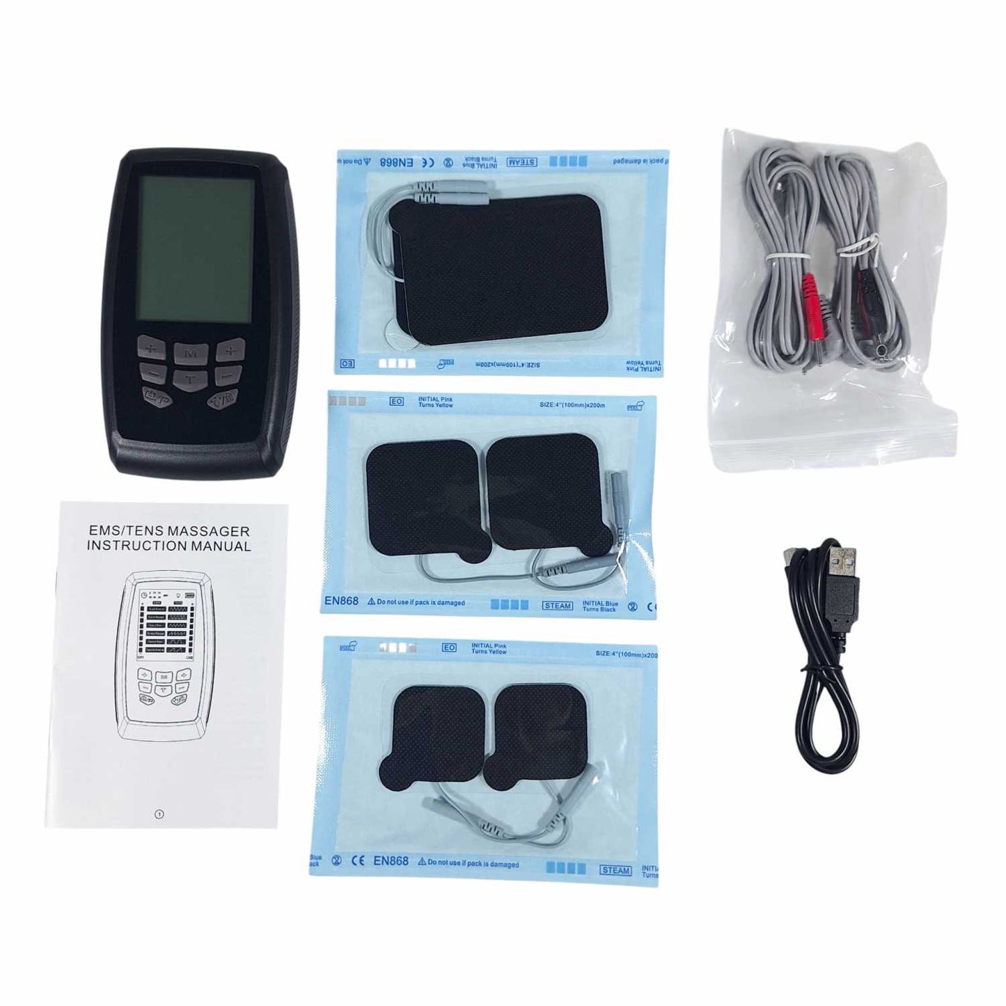 FDA Alat Pijat Elektrik TENS Pulse Massage 6 Patch Multifunctional - DR132A
