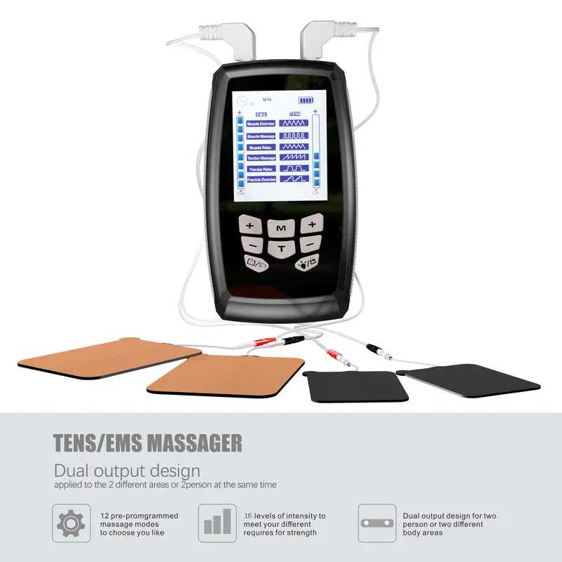 FDA Alat Pijat Elektrik TENS Pulse Massage 6 Patch Multifunctional - DR132A