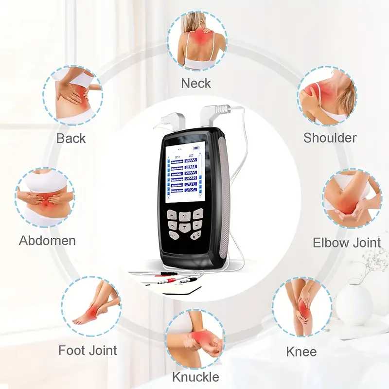FDA Alat Pijat Elektrik TENS Pulse Massage 6 Patch Multifunctional - DR132A