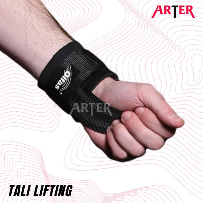 ARTER Wrist Wrap Strap Support Weight Lifting Power Lifting Gym Tali - Two Pieces