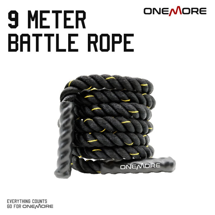 ONE MORE Battle Rope 9 METER - Rope+Mount