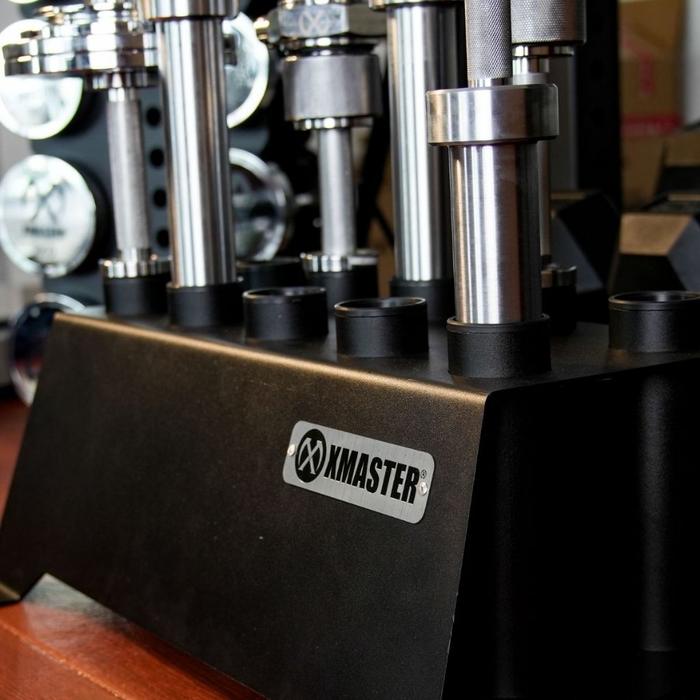 XMASTER Rak Barbel Vertikal 10 Lubang - Solusi Penyimpanan Efisien untuk Gym Rumah & Komersial dengan Desain Fleksibel dan Organisasi Rapi