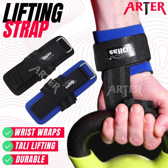 ARTER Wrist Wrap Strap Support Weight Lifting Power Lifting Gym Tali - Two Pieces