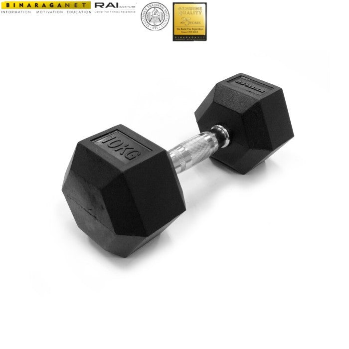 Kettler Fixed Hexagonal Dumbbell 10kg 706-040