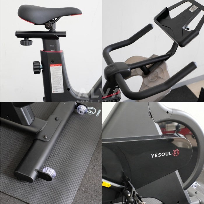 Sepeda Statis Xiaomi YESOUL M1 Magnetic Spin Bike Indoor - Hitam