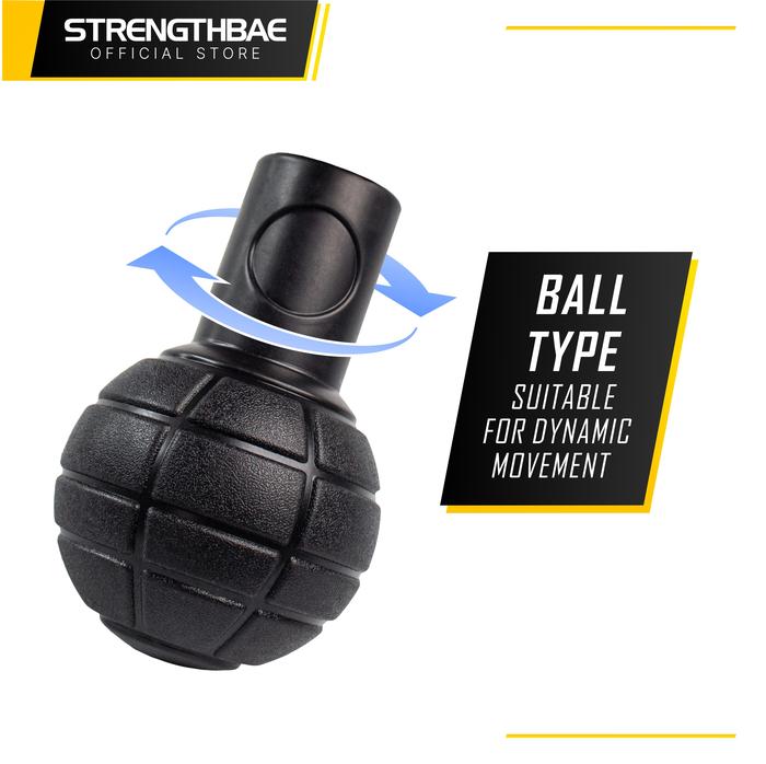 Landmine Post / Ball STRENGTHBAE Landmine Attachment T-Bar T Bar Row Land Mine Gym Fitness - Landmine Ball