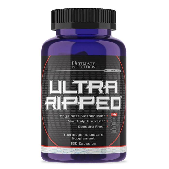 Ultimate Nutrition Ultra Ripped Capsules "Ephedra Free" suplemen fitness / suplemen gym / suplemen protein - 90 Caps