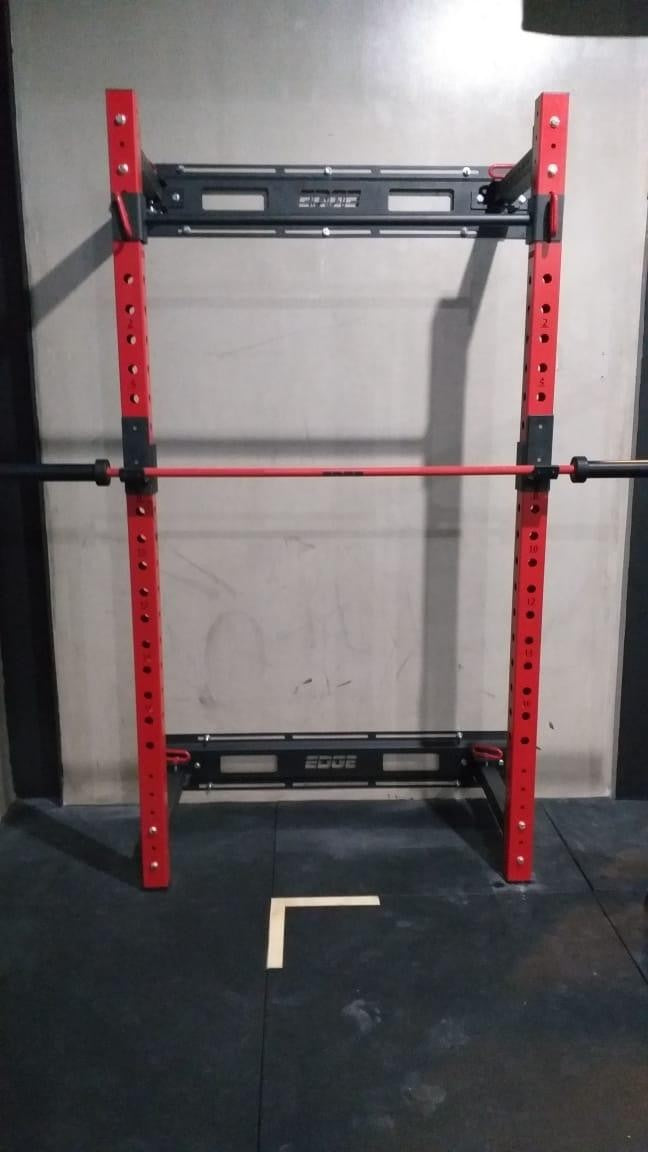 EDGE Wall Mounted Folding SquatRack - Merah