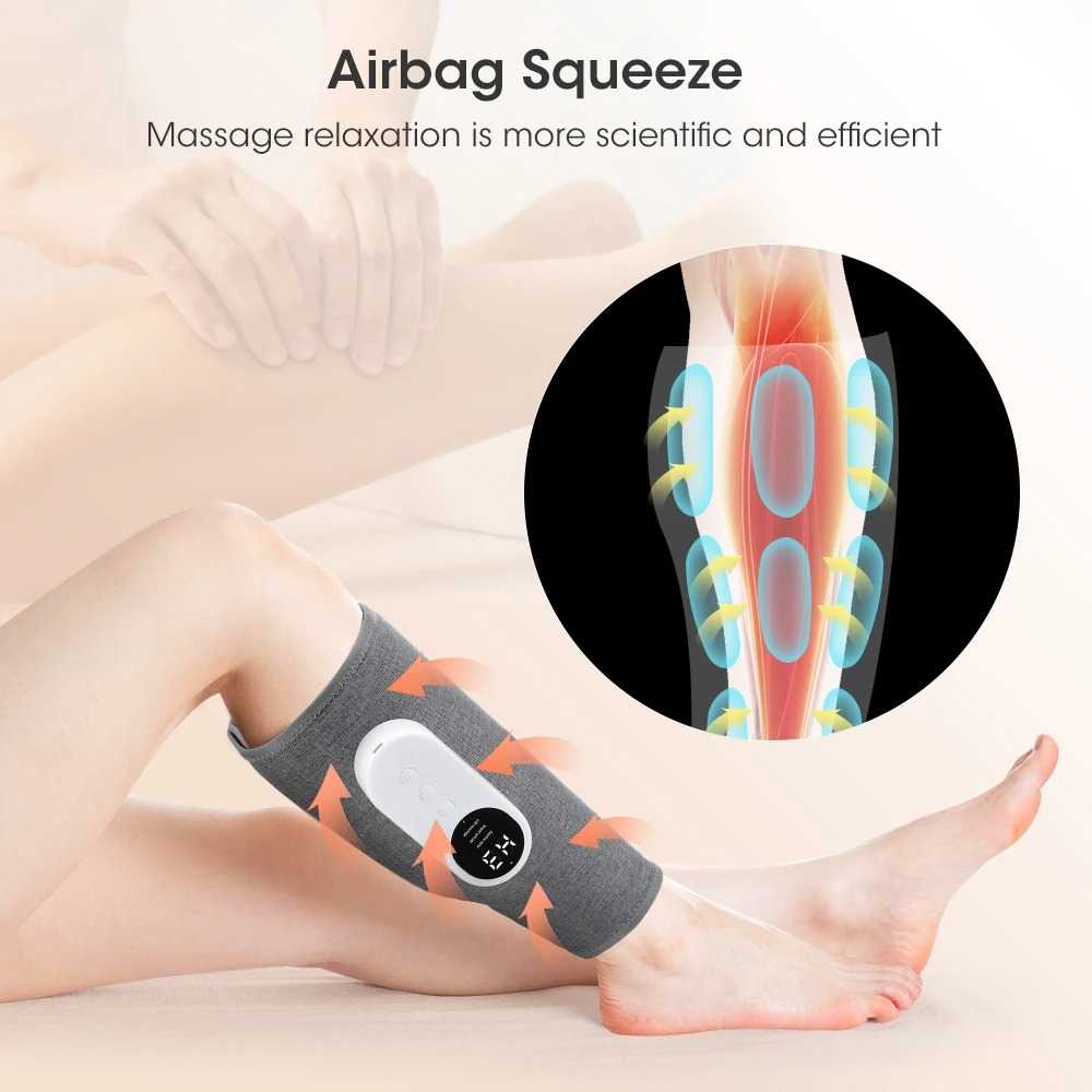 FINY Alat Pijat Kaki Elektrik Leg Massager Air Pressure Heated 1800mAh - H6