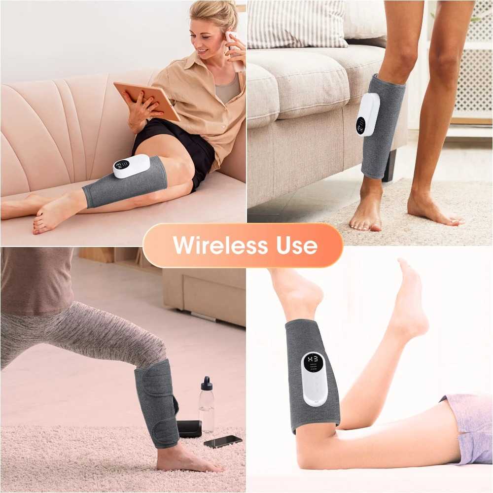 FINY Alat Pijat Kaki Elektrik Leg Massager Air Pressure Heated 1800mAh - H6