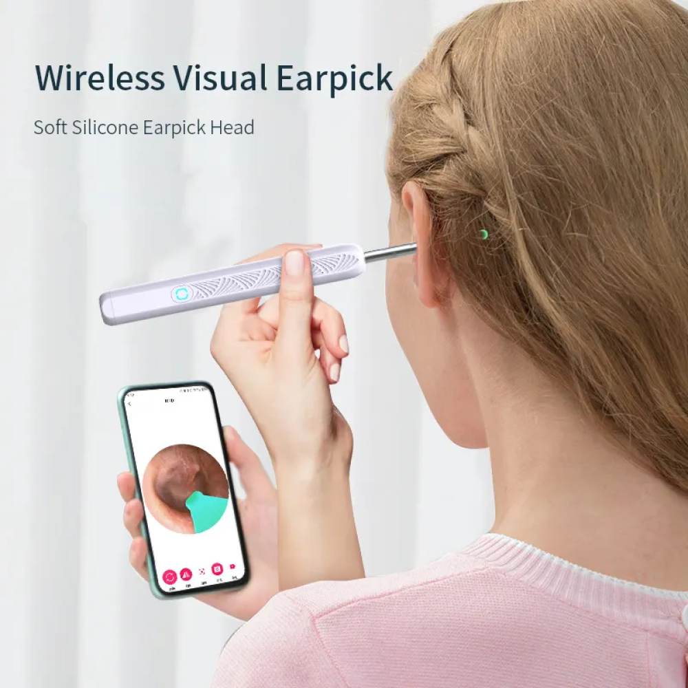 GEONYIEEK Kamera Endoskopi Pembersih Telinga Endoscope Wireless - NE3-D