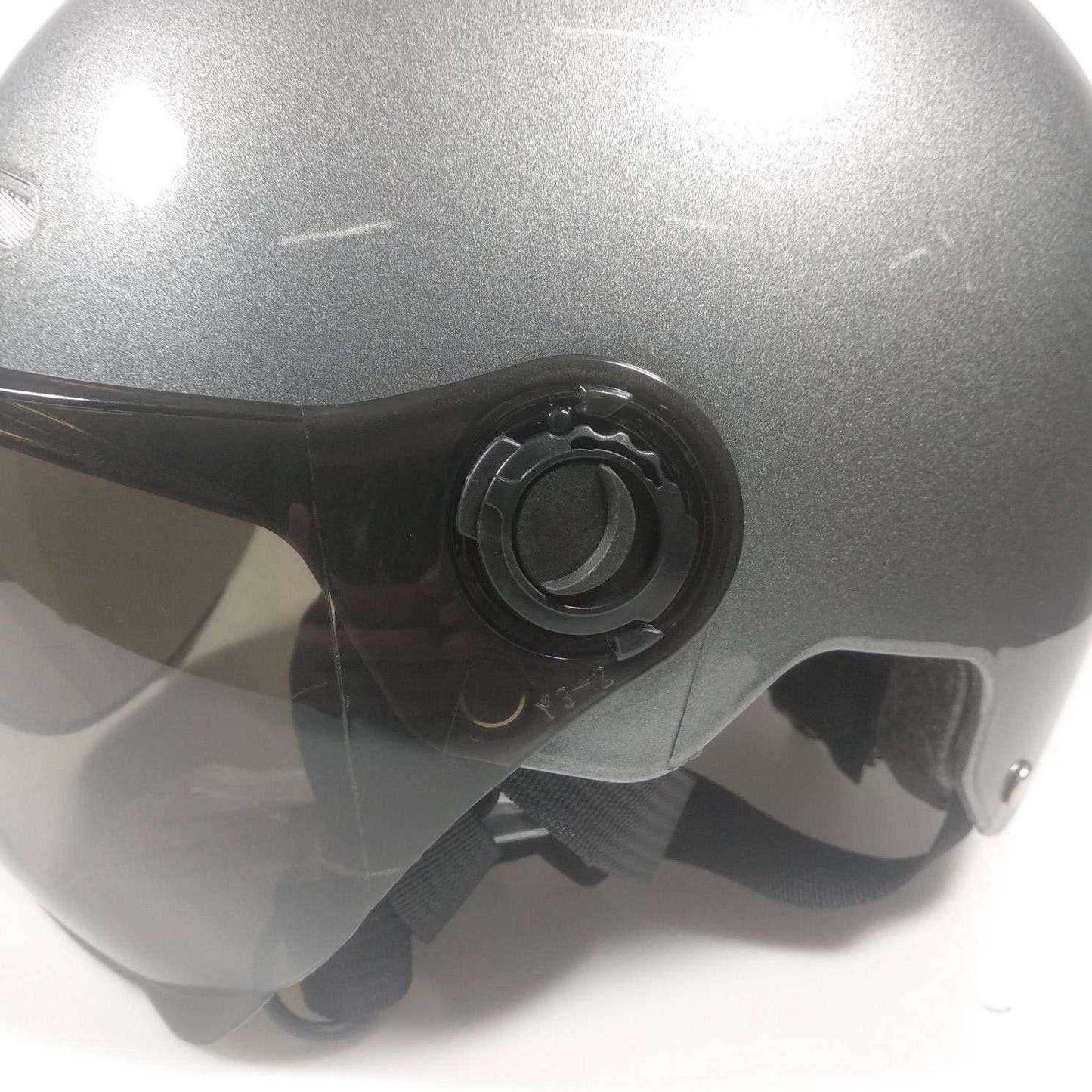 GIDDEN Helm Sepeda Skuter Half Face Dark Visor Retro Vintage - GD65