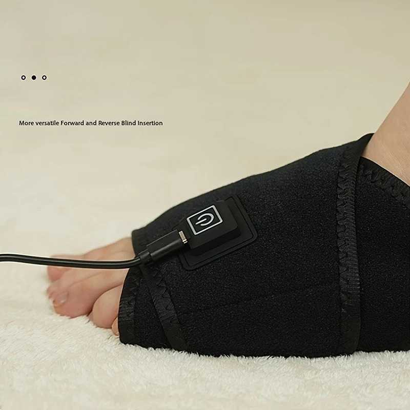 GMARTY Alat Terapi Kaki Hot Compress Ankle Brace Pain Relief USB - G37