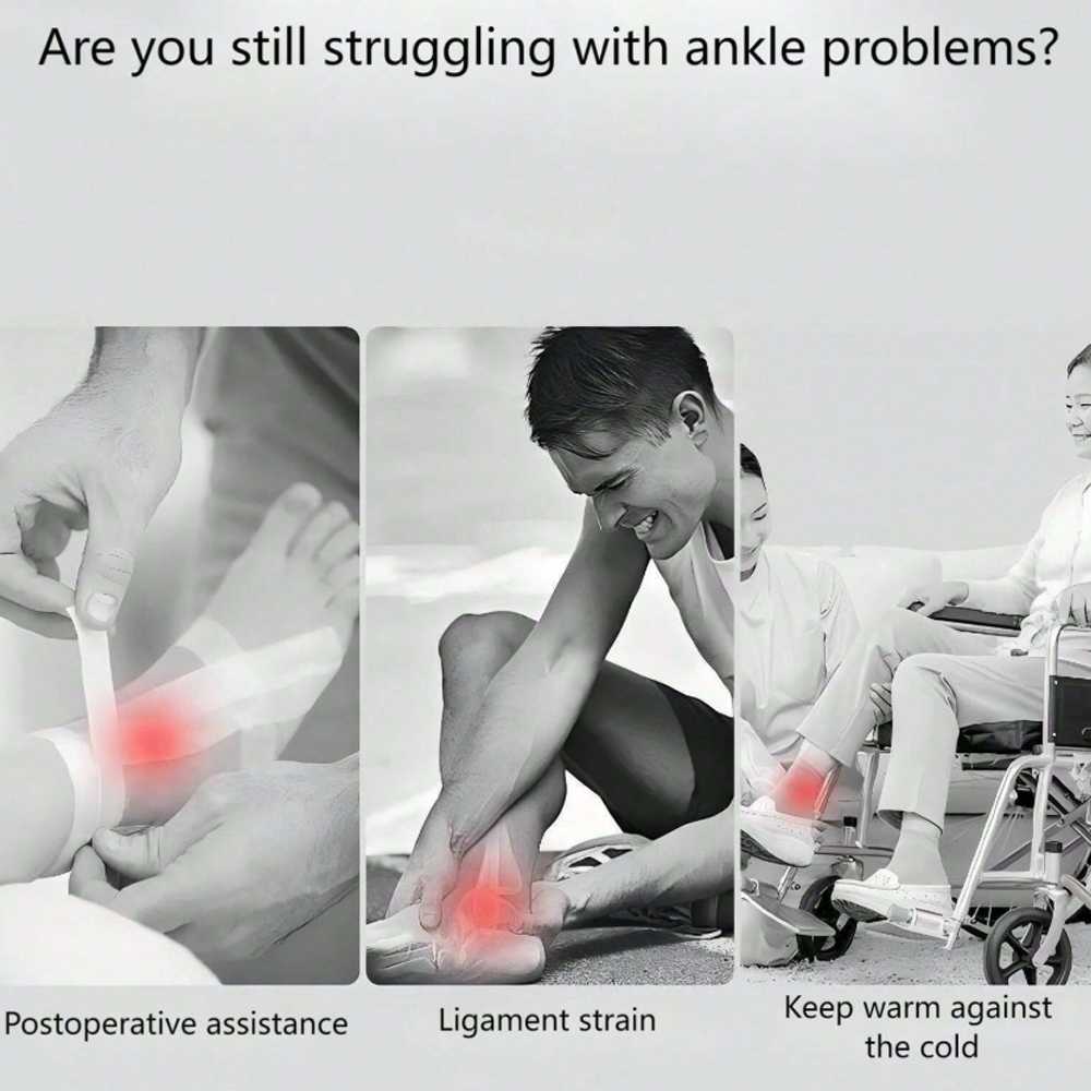 GMARTY Alat Terapi Kaki Hot Compress Ankle Brace Pain Relief USB - G37