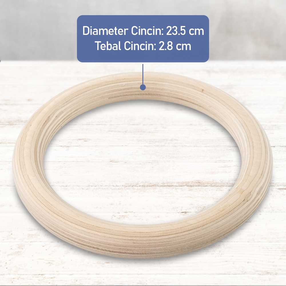 GYMRING Cincin Senam Gymnastics Yoga Ring Fitness 2 PCS - GR125