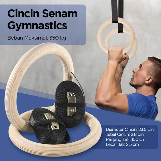 GYMRING Cincin Senam Gymnastics Yoga Ring Fitness 2 PCS - GR125