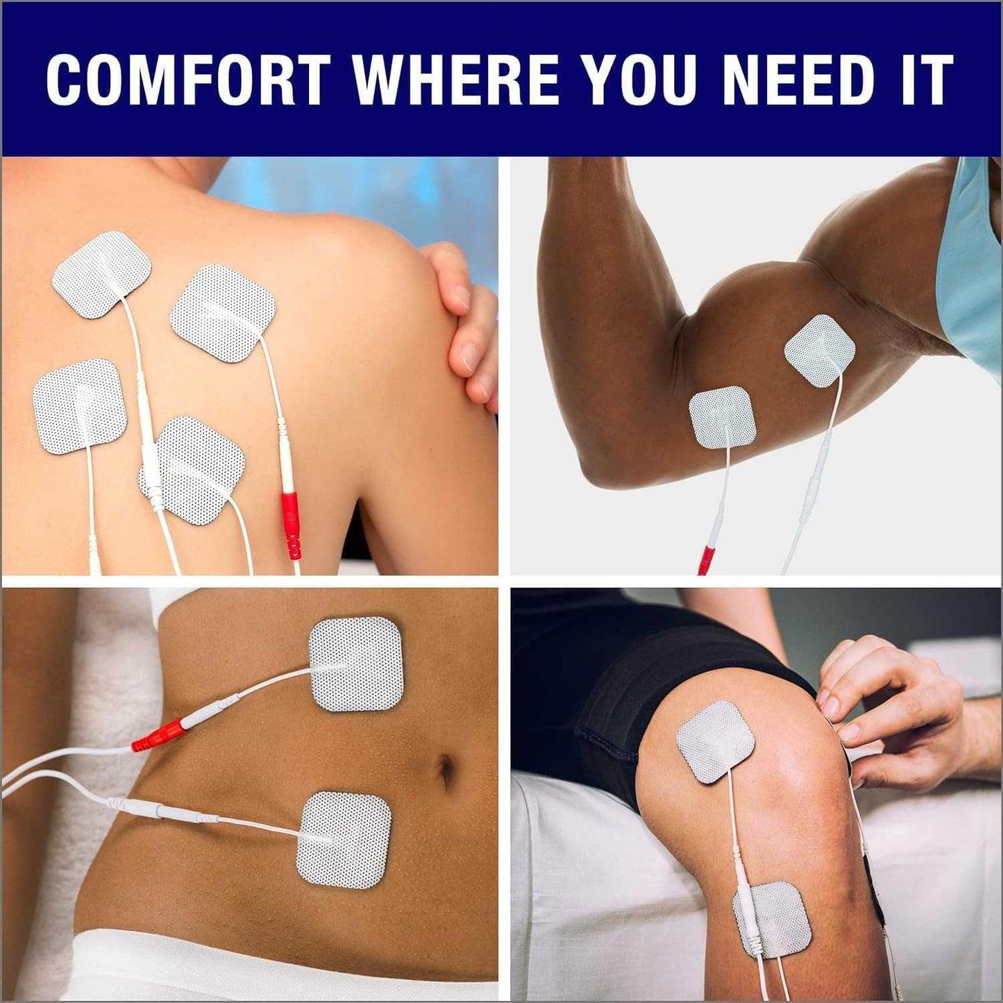 HailiCare EMS Electrode Pads Adhesive Patch Alat Pijat Elektrik 50 PCS - BZ527