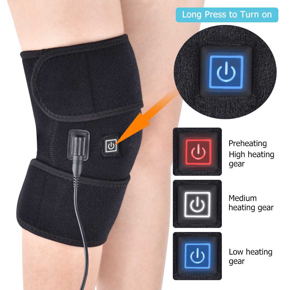 Hailicare Pelindung Lutut Terapi Heating Therapy Knee Support 3 Mode - 102