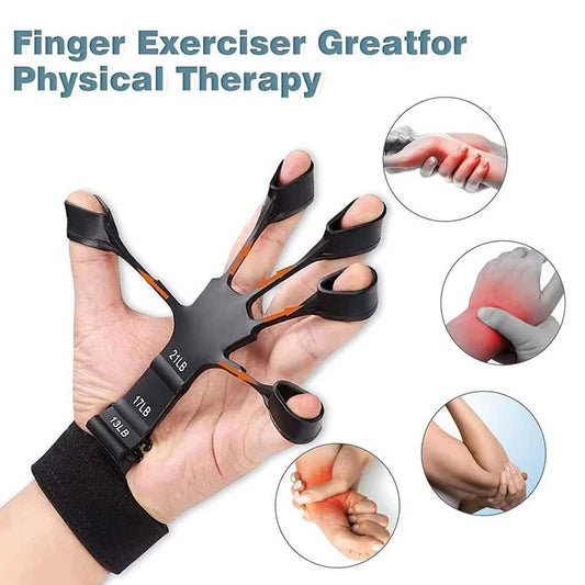 HANGPING Silicone Finger Grip Exerciser Adjustable Strengthener - HP-3