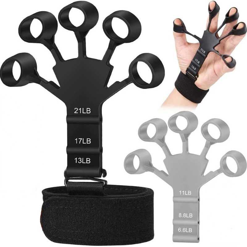 HANGPING Silicone Finger Grip Exerciser Adjustable Strengthener - HP-3